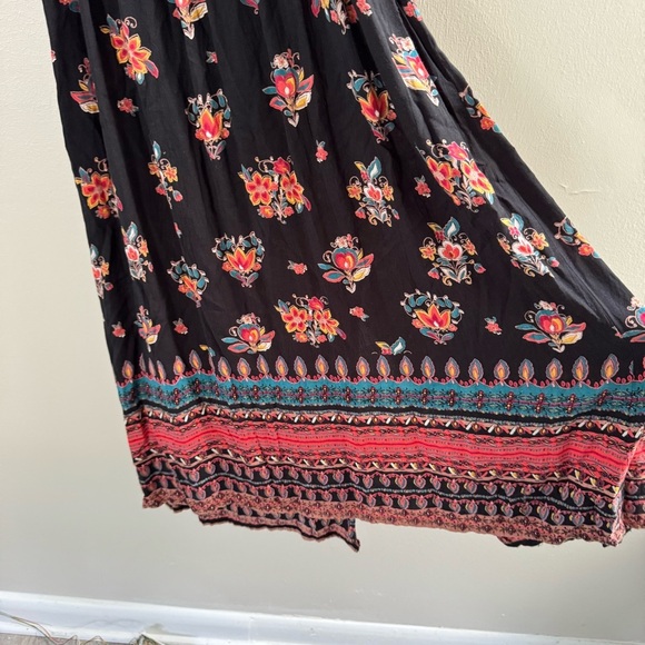 Angie Boho Cottagecore Cami Strappy Maxi Dress Festival Summer Vacation - Picture 11 of 11